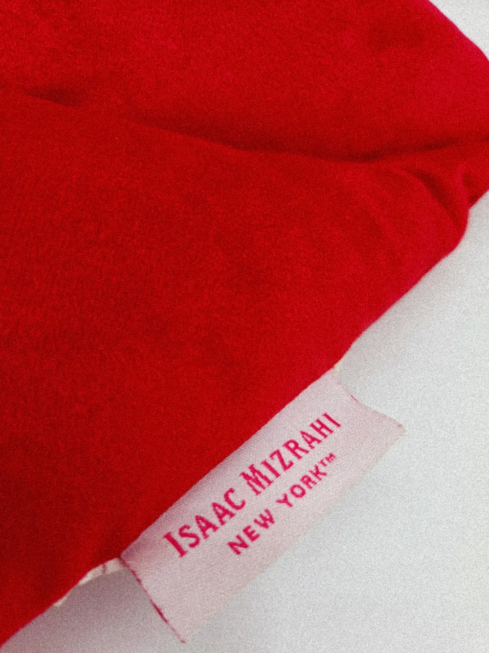 Isaac Mizrahi Bright Red Lip-Shaped Makeup Pillow